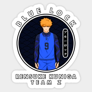 RENSUKE KUNIGA - TEAM Z Sticker